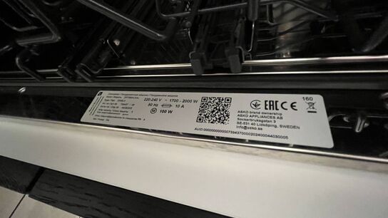 Opvaskemaskine  ASKO Model DFI756MUXXL