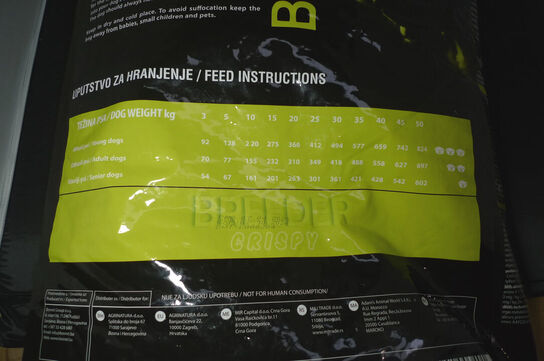 10kg hundefoder, Quicker Breeder crispy adult