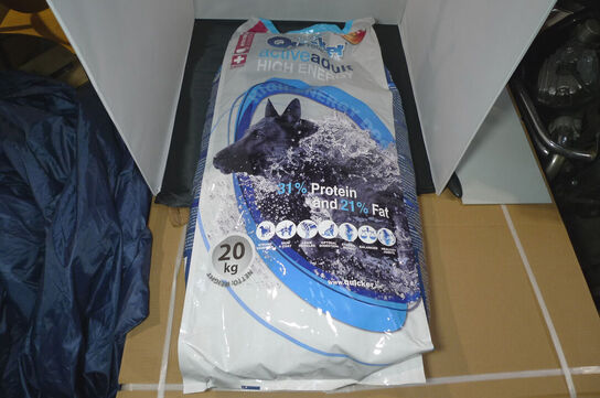 20kg hundefoder, Quicker High Energy, active adult