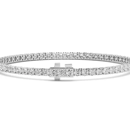 Tennis armbånd 3,02 carat 14 kt hvidguld