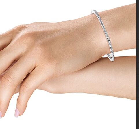 Tennis armbånd 2 carat 14 k