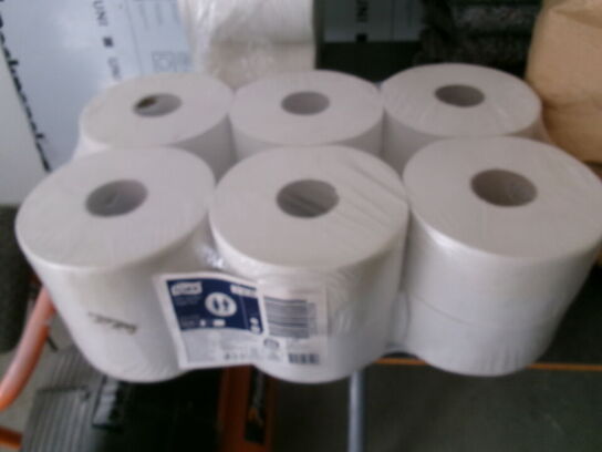 12 ruller toiletpapir t/ dispenser T2 TORK Mini Jumbo