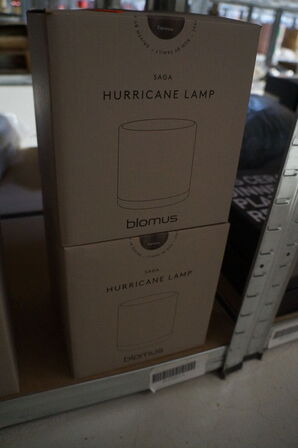 2 stk. Hurricane lamp BLOMUS