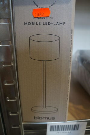 3 stk. Bordlamper BLOMUS
