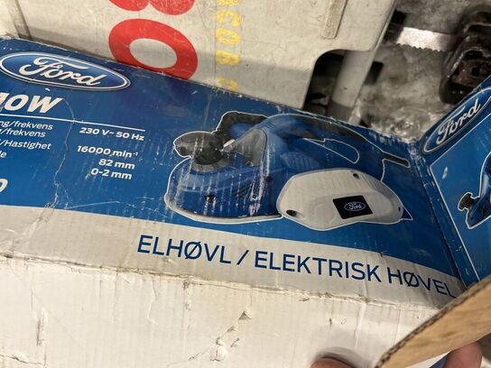 8 stk. El værktøj, Gasvarmer, div. batterisæt