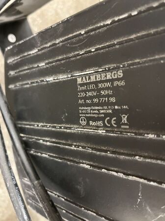 3 stk. LED Lamper Malmbergs Zenit 