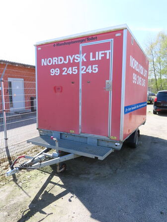 Skurvogn SCANVOGN 750 1-AKSEL (Årgang 2007)