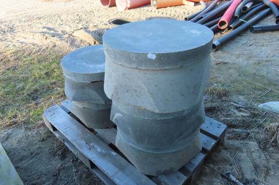 Diverse dele til kloakbrønd