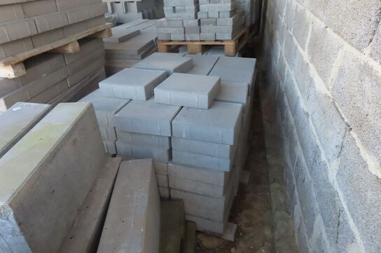 2 paller med diverse betonfliser