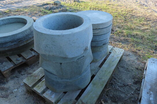 Diverse dele til kloakbrønd