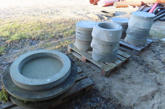 Diverse dele til kloakbrønd