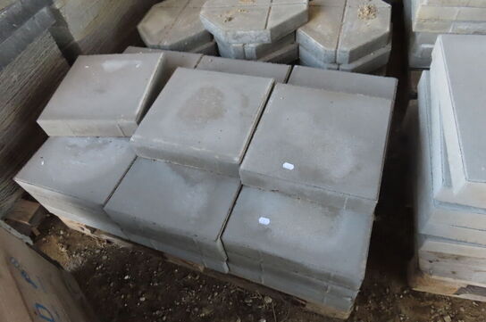 2 paller med betonfliser