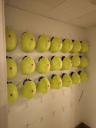 21 stk. Sikkerhedshjelme 3M