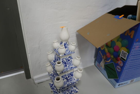 Vase HEINEN DELFTS BLAUW Holland samt helium gas