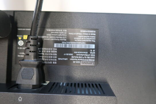 Bærbarcomputer LENOVO IdeaPad 1, med computerskærm og mus