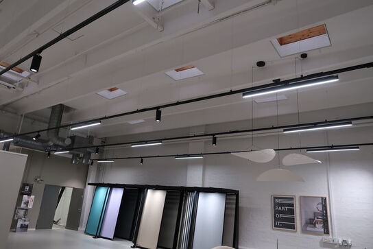 3 stk. skinner med 24 stk. spots/LED-skinner