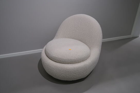 Loungestol BABETTA Chair Maya Cream Swivel