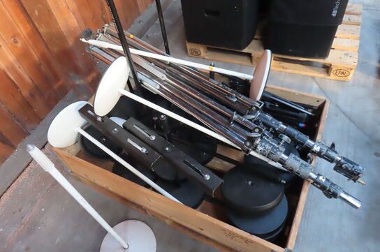 Palle med mikrofonstativer