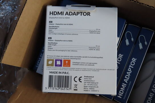 10 kasser HDMI-adapter
