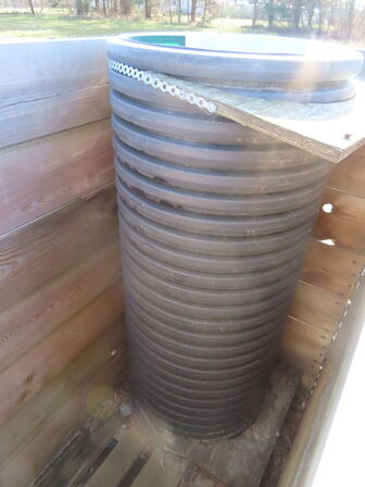 5 stk store pvc rør