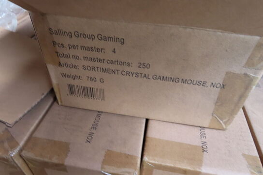 Ca 90 kasser gamer mus NOX GAMING