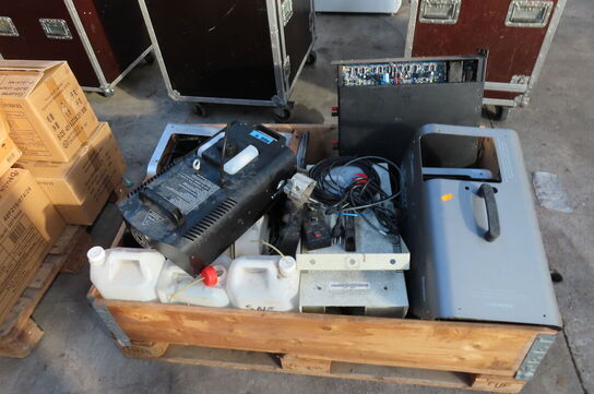 Palle med diverse røgmaskiner