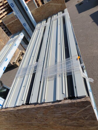 6 stk vinduesrammer samt glas