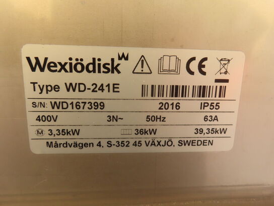 Tunnelopvaskemaskine WD-241E