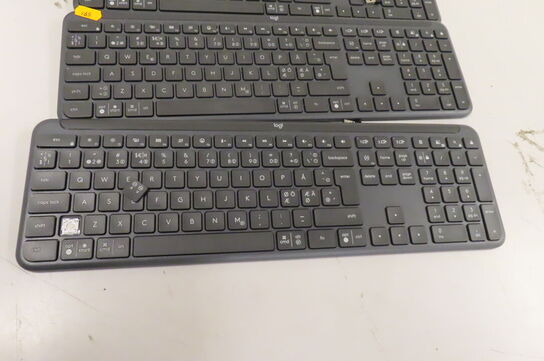 3 stk tastaturer samt webcam og dockstation