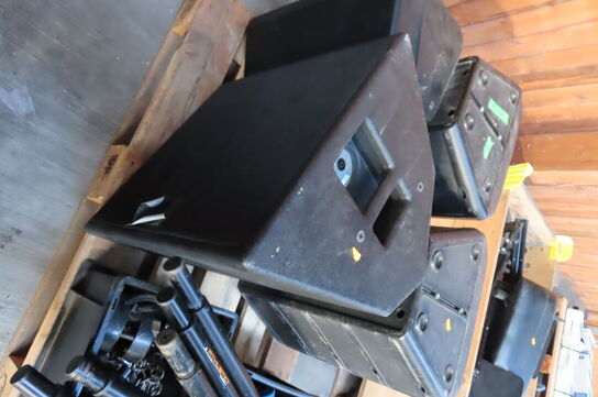 4 stk højtaler og 4 stk kædetajler