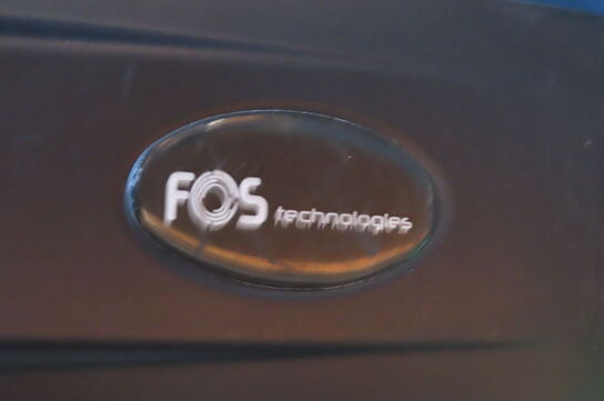 4 stk lamper FOS TECHNOLOGIES inkl. flightcase