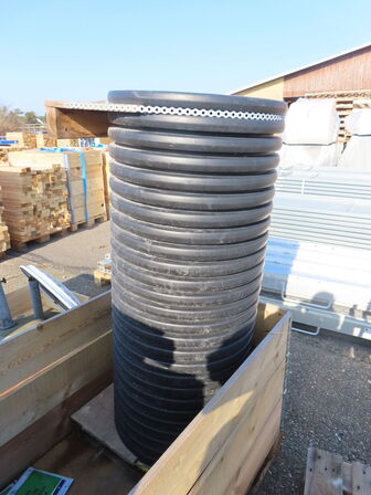 5 stk store pvc rør