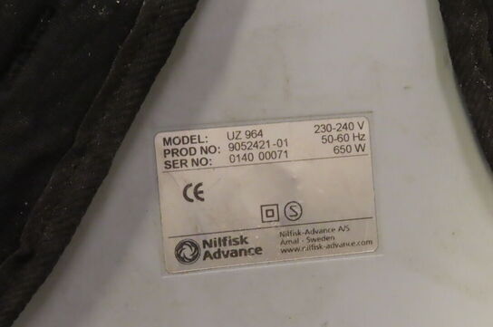 Rygstøvsuger NILFISK