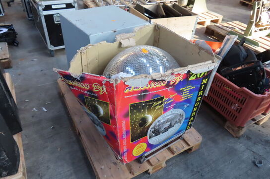 Diskokugle inkl flightcase