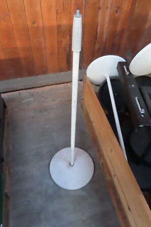 Palle med mikrofonstativer