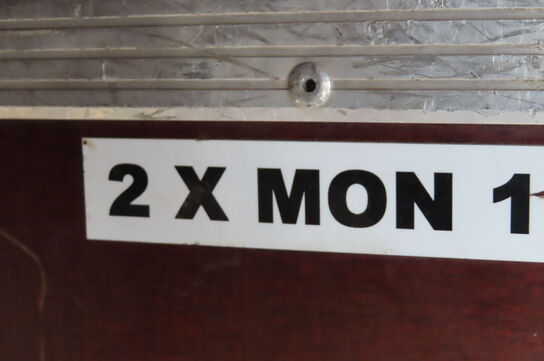 2 stk højtaler inkl flightcase