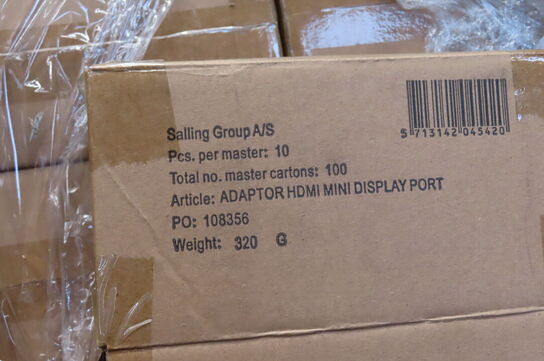 10 kasser HDMI-adapter