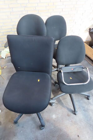 4 stk kontorstole