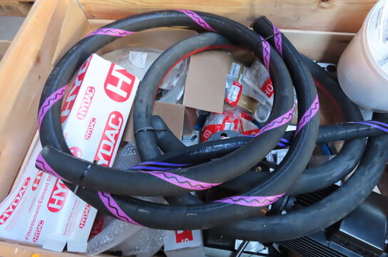 Palle med elmotor samt diverse reservedele