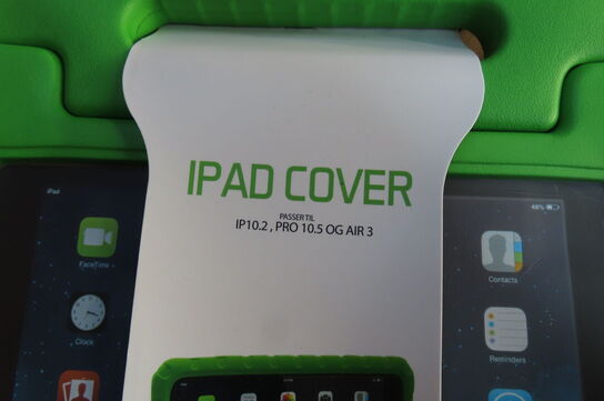 Ca 70 kasser covers til ipad i grøn