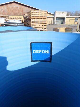 5 stk store pvc rør