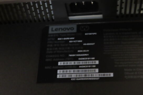 Skærm LENOVO D213975P0