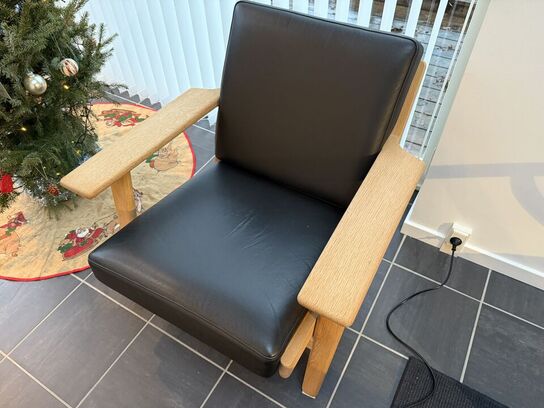 2 stk. Hans J. Wegner Lænestol GE 290 Eg MOMSFRI