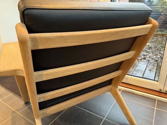 2 stk. Hans J. Wegner Lænestol GE 290 Eg MOMSFRI