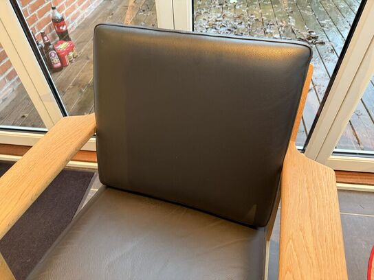 2 stk. Hans J. Wegner Lænestol GE 290 Eg MOMSFRI