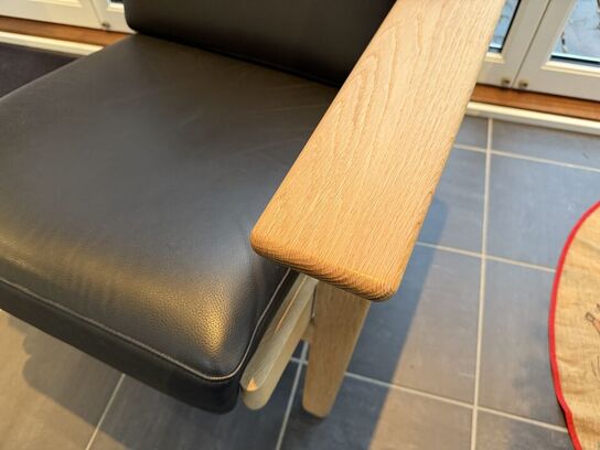 2 stk. Hans J. Wegner Lænestol GE 290 Eg MOMSFRI