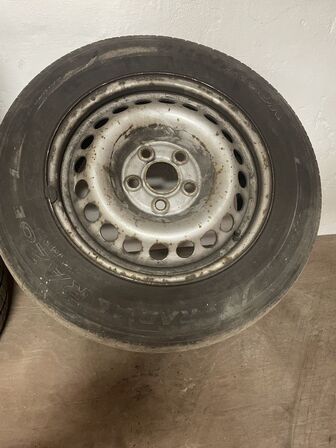 Fire dæk på fælge