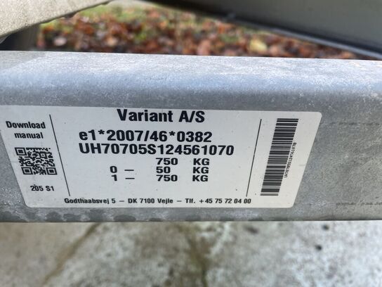 Trailer VARIANT Va 205s1-2023