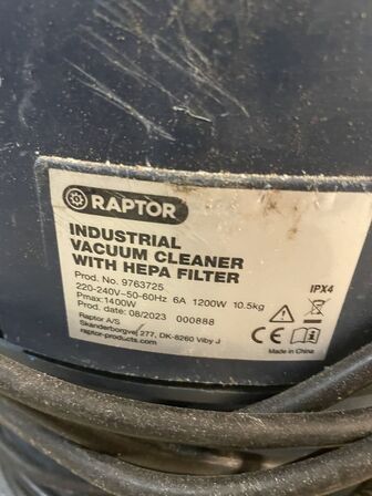 Våd/tør støvsuger RAPTOR