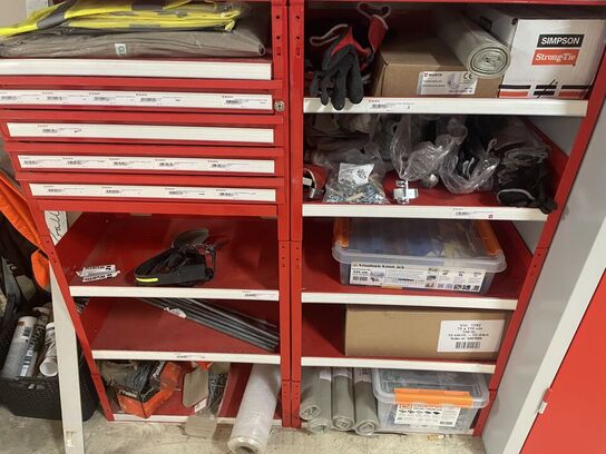 Reoler med indhold WÜRTH